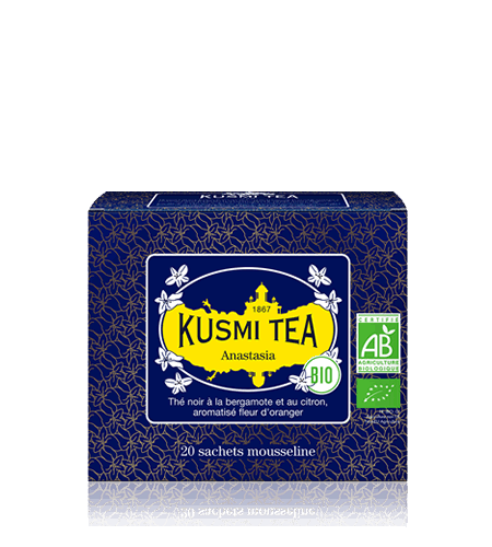 Kusmi Tea Porcovaný černý čaj Anastasia Bio, 20 sáčků 21642A1120