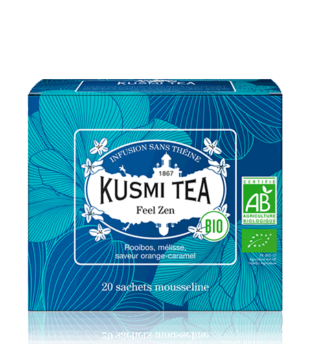 Kusmi Tea Porcovaný bylinný čaj Feel Zen Bio, 20 sáčků 21677A1120