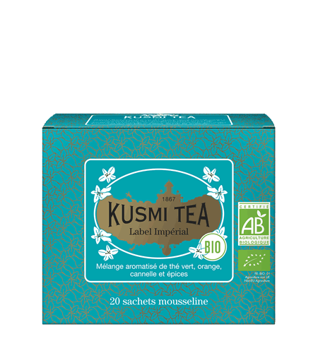 Kusmi Tea Porcovaný zelený čaj Imperial Label Bio, 20 sáčků 21648A1120
