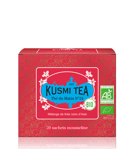 Kusmi Tea Porcovaný černý čaj Russian Morning N° 24 Bio, 20 sáčků 21656A1120