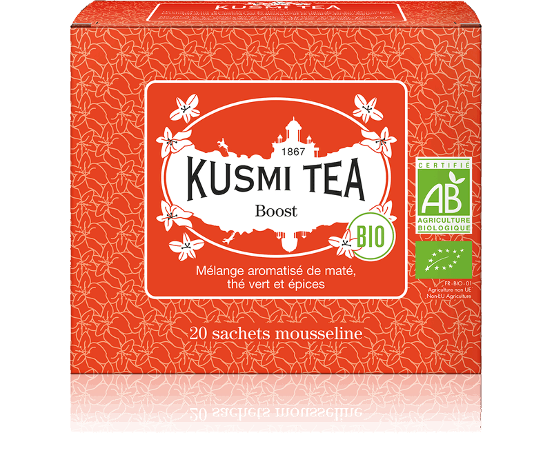 Kusmi Tea Porcovaný bylinný čaj Boost Bio, 20 sáčků 21634A1120