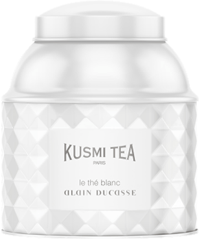 Kusmi Tea Bílý čaj Alain Ducasse bio, kovová dóza 120 g 21687A1210