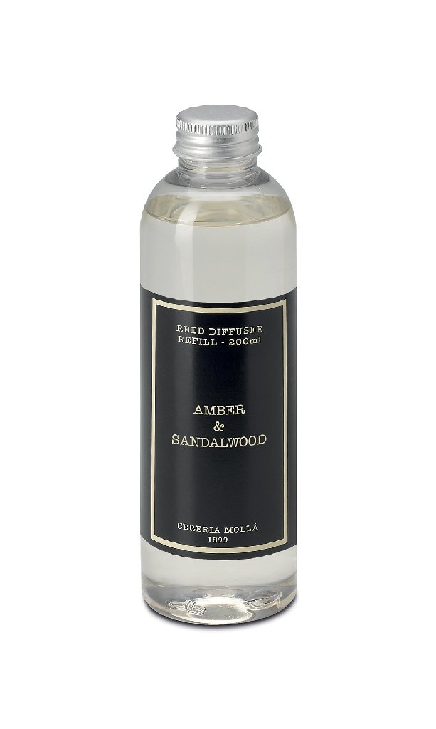 Cereria Mollá Náplň do difuzéru Amber & Sandalwood, 200 ml 1347