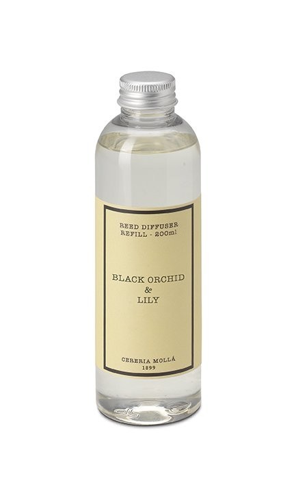 Cereria Mollá Náplň do difuzéru Black Orchid & Lily, 200 ml 1353