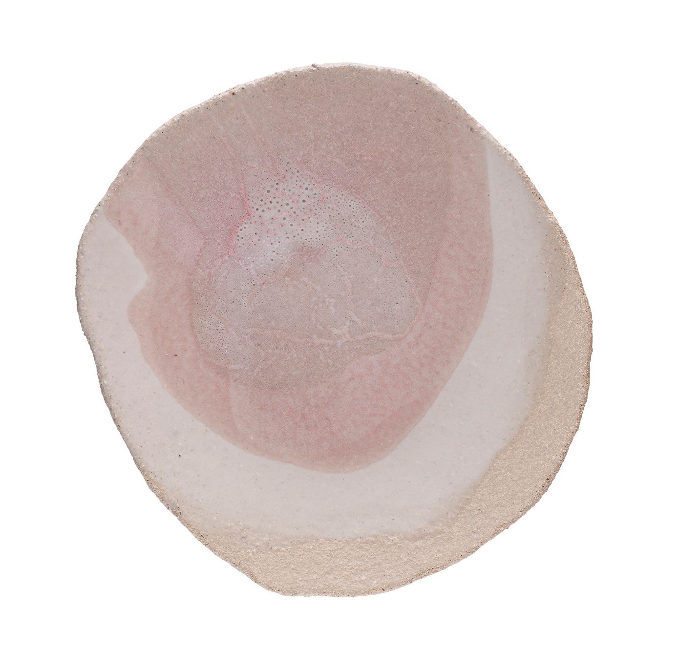 Jars Wabi dezertní talíř, 23 x 21 cm, růžová 963489