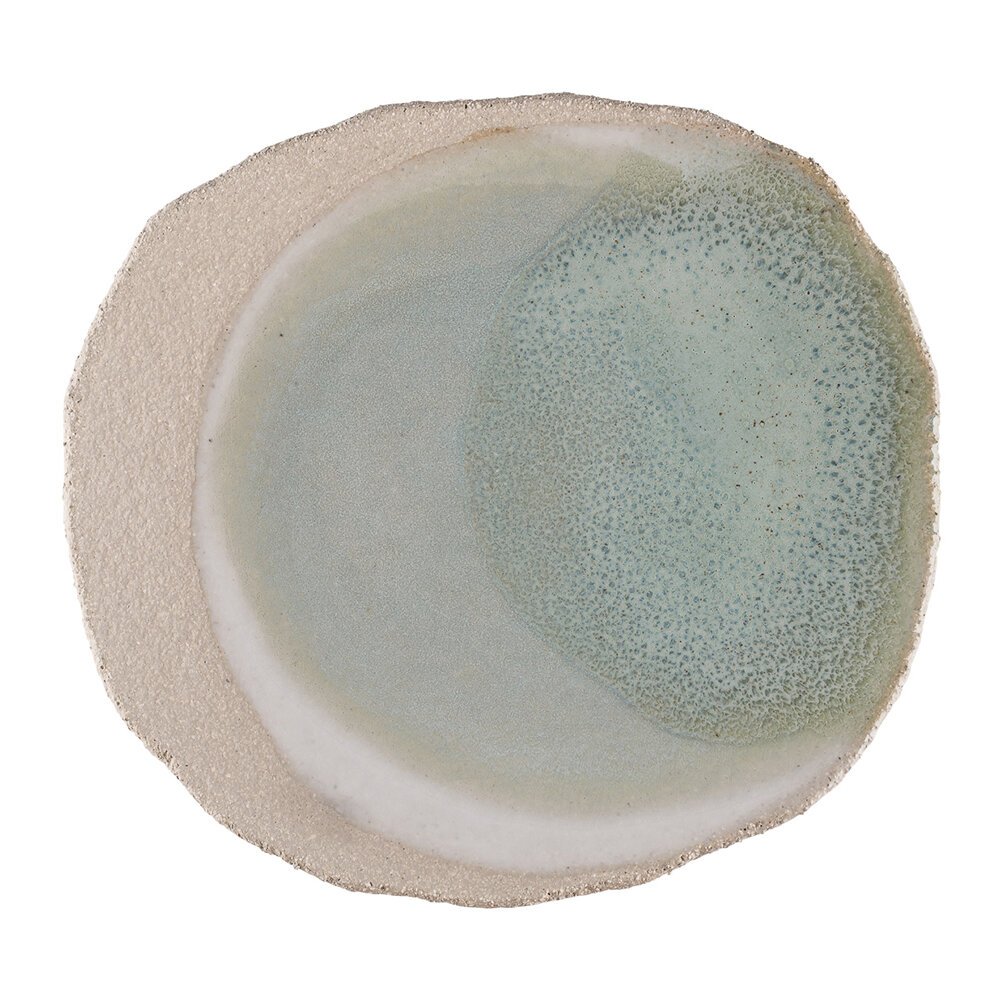 Jars Wabi jídelní talíř, 27 x 30 cm, zelená 963483