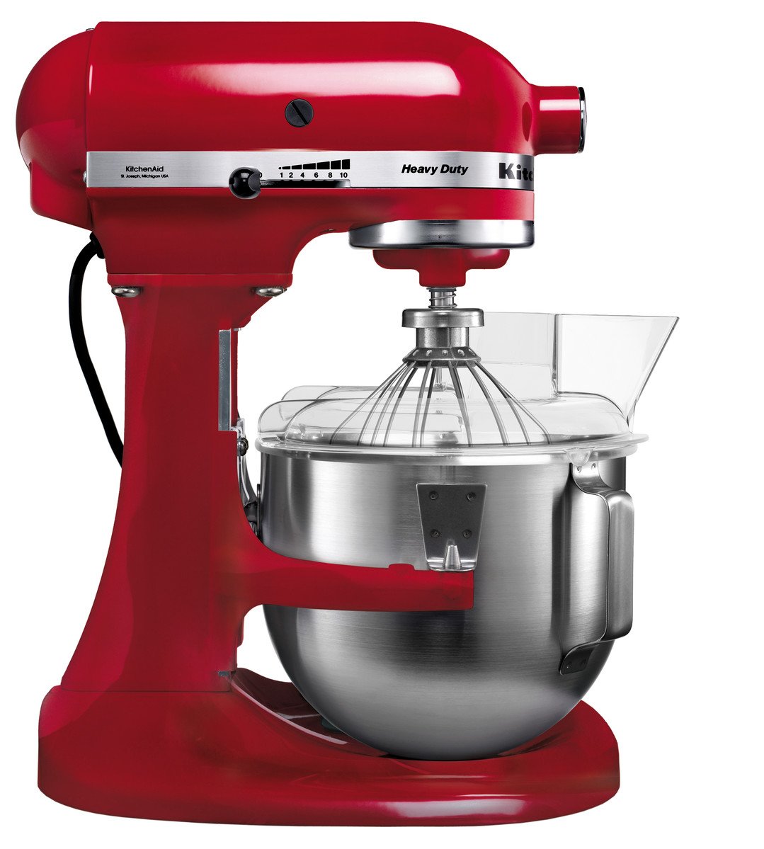 KitchenAid Kuchyňský robot Heavy Duty 5KPM5, se zvedací mísou 4,8 l, červený 5KPM5EER