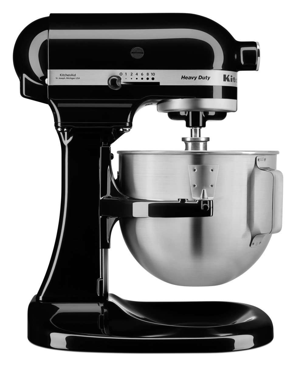 KitchenAid Kuchyňský robot Heavy Duty 5KPM5, se zvedací mísou 4,8 l, černý 5KPM5EOB