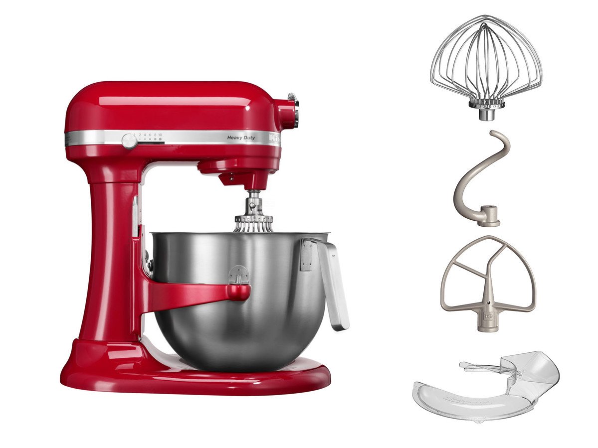 KitchenAid Kuchyňský robot Heavy Duty 5KSM7591X, zvedací mísa 6,9, královská červená 5KSM7591XEER