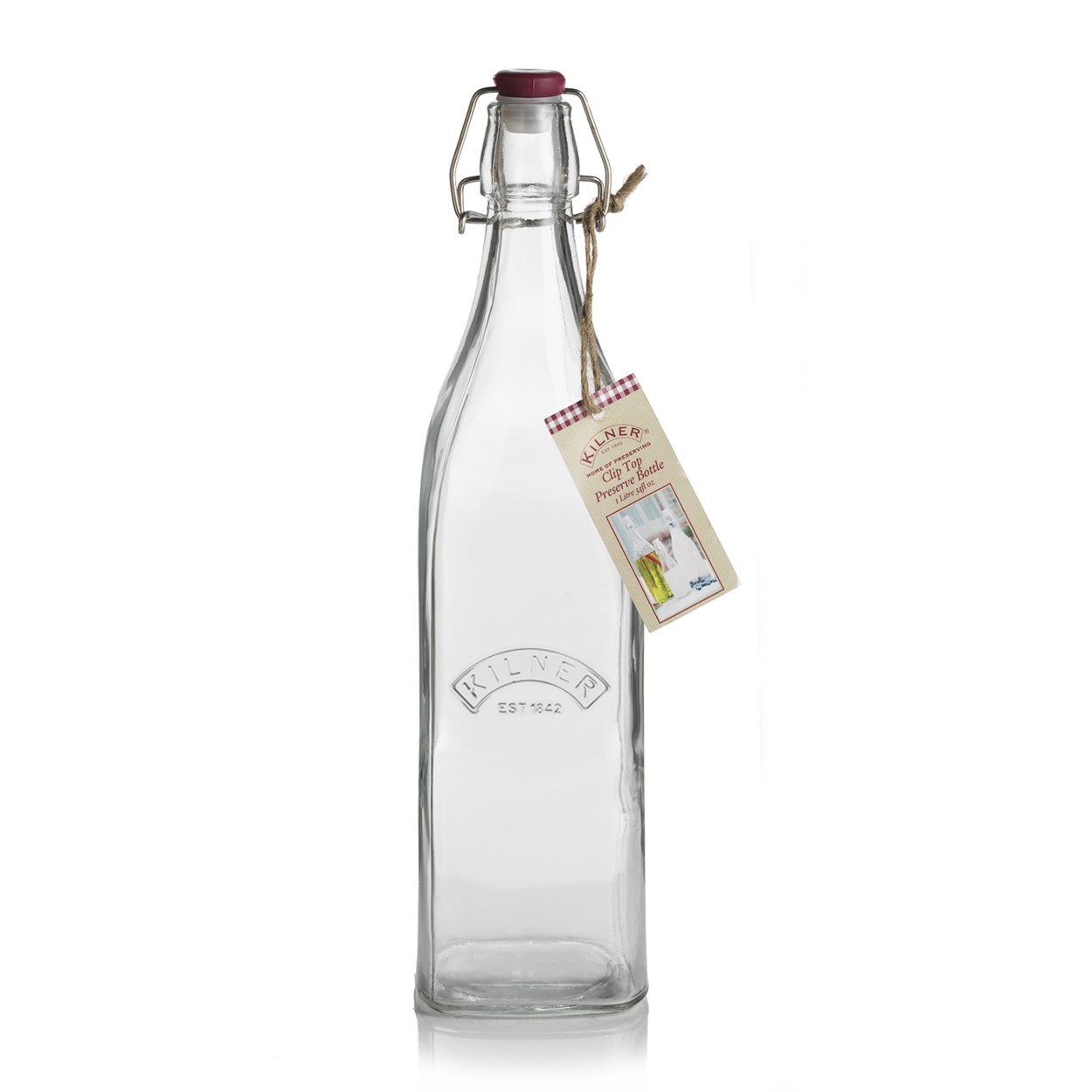 Kilner Skleněná láhev s klipem, 1,0 l 0025.472