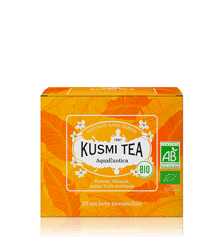 Kusmi Tea Porcovaný ovocný čaj AquaExotica Bio, 20 sáčků 21682A1120
