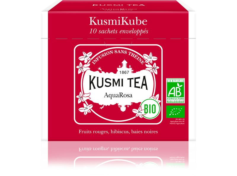 Kusmi Tea Porcovaný ovocný čaj AquaRosa Bio, 10 sáčků 21631A1190