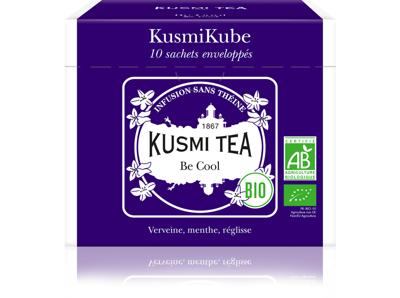 Kusmi Tea Kusmi Tea Organic Be Cool krabička s 10ti sáčky 20g 21654A1190