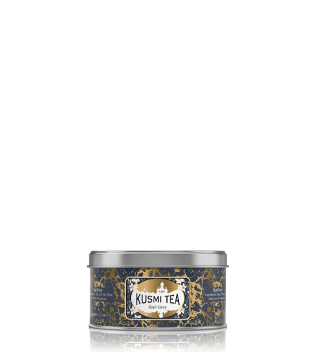 Kusmi Tea Sypaný černý čaj Earl Grey Bio, kovová dóza 25 g 21641A1030
