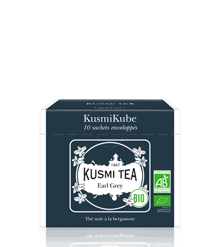 Kusmi Tea Porcovaný černý čaj Earl Grey Bio, 10 sáčků 21641A1190