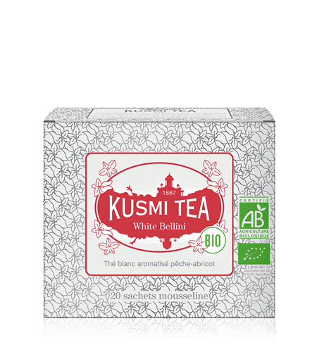 Kusmi Tea Porcovaný bílý čaj White Bellini Bio, 20 sáčků 21700A1120