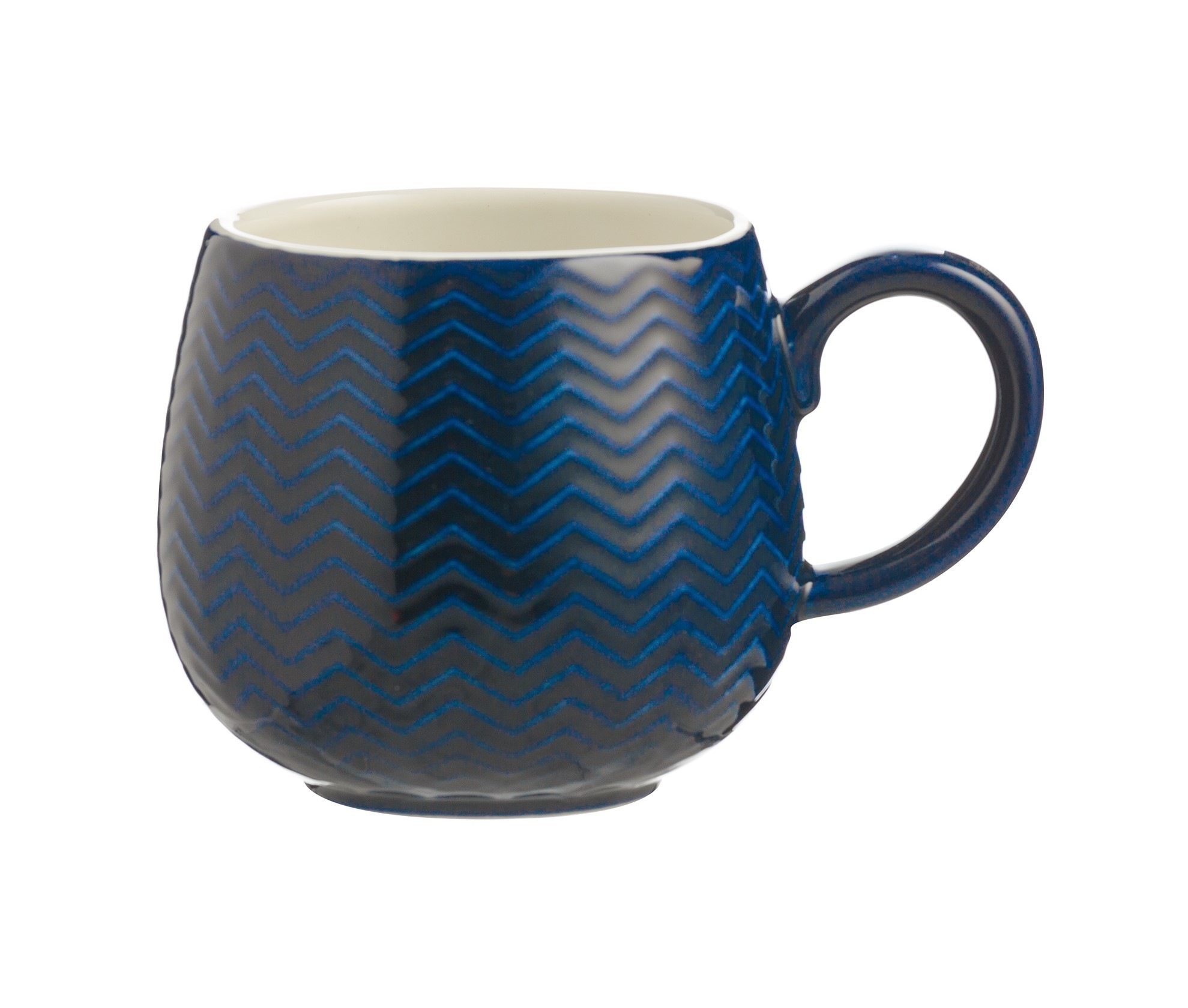 Mason Cash Impressions Mugs hrnek Chevron, 350 ml, modrý 2002.143