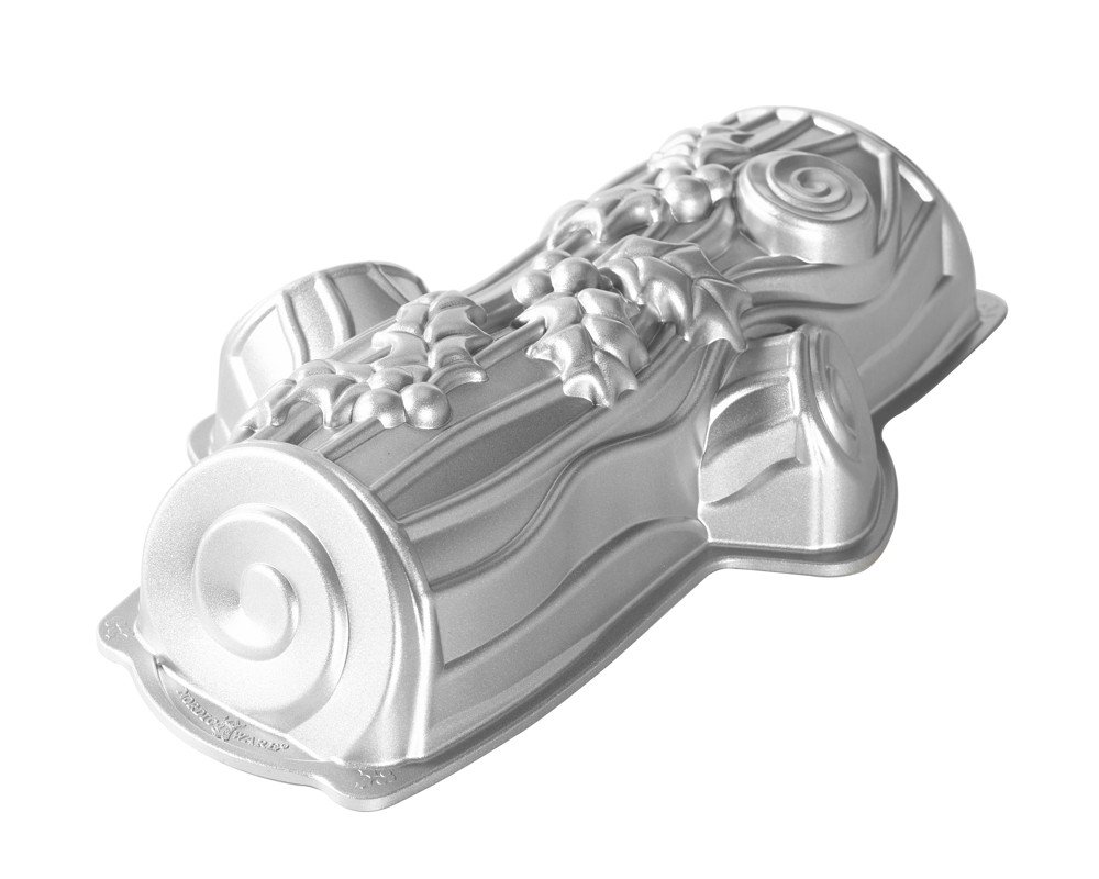 Nordic Ware Forma na bábovku Kouzelné polínko stříbrná, 2,1 l 86448