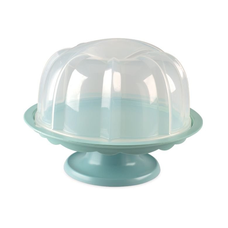 Nordic Ware Podnos na dort / bábovku s poklopem , modrý 50003