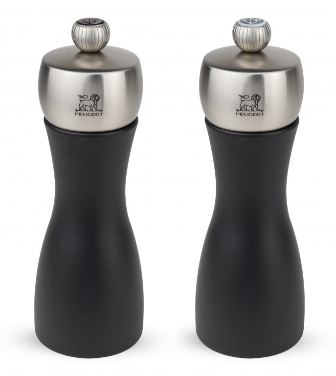 Peugeot Set mlýnků na sůl a pepř Fidji, černý, 15 cm 2/17132