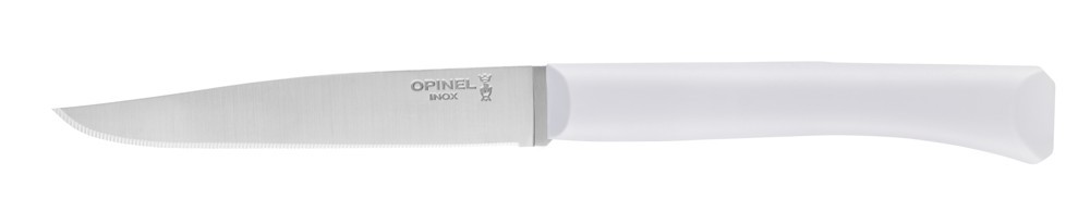 Opinel Bon Appetit steakový nůž s polymerovou rukojetí, šedobílý, čepel 11 cm 1900