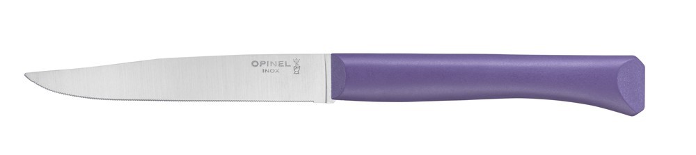 Opinel Bon Appetit steakový nůž s polymerovou rukojetí, fialový, čepel 11 cm 2191