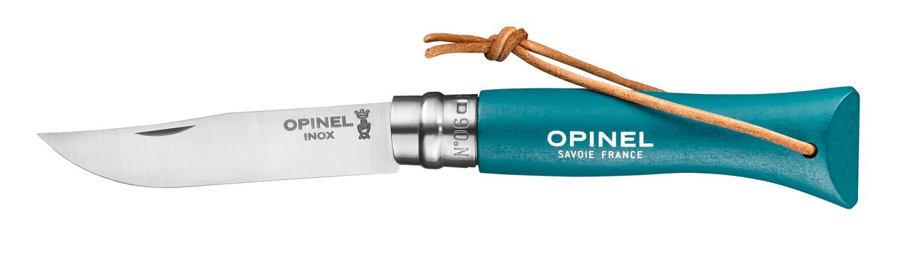 Opinel VRI N°06 nůž Trekking, tyrkysová, 7 cm 2200