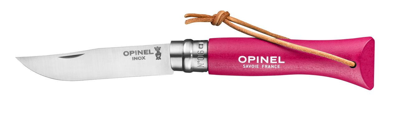 Opinel VRI N°06 nůž Trekking, malinová, 7 cm 2201