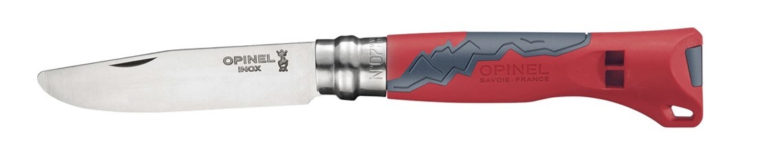 Opinel VR N°07 Outdoor Junior Inox, červený 001897