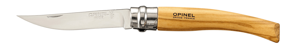 Opinel Inox Slim VRI N°08, Olive 8 cm 001144