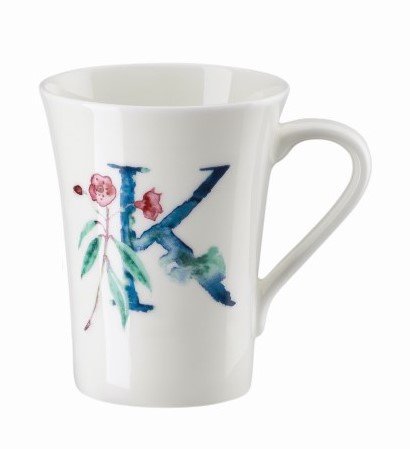 Rosenthal Hrnek v dárkovém balení Květinová abeceda, písmeno K, květina Kalmia, 400 ml 02048-727390-15505