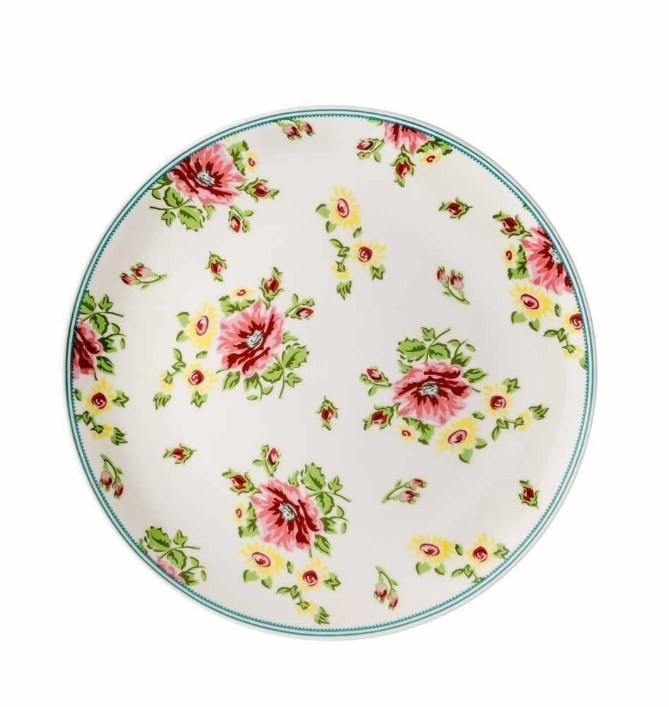 Rosenthal Springtime Flowers talíř bílý, Ø 22 cm 02471-726032-10862