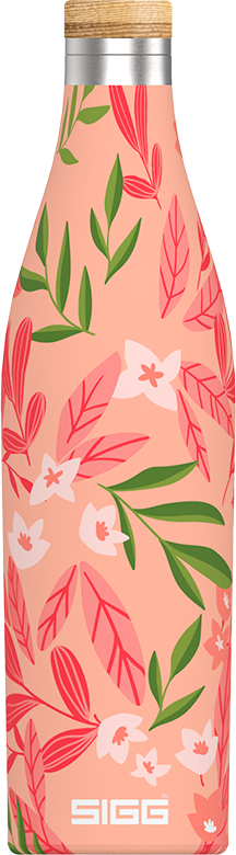 Sigg Dvoustěnná nerezová láhev na vodu Meridian Sumatra Flowers, 0,5 l 8970.80