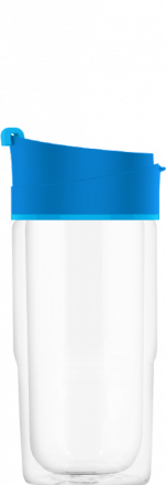 Sigg Skleněný cestovní hrnek Nova, 0,37 l, modrý 8834.20