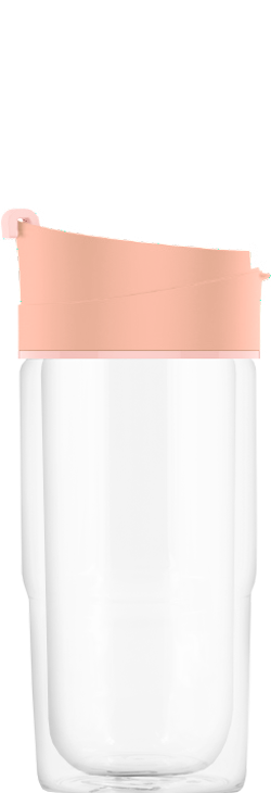 Sigg Skleněný cestovní hrnek Nova, 0,37 l, růžový 8834.30