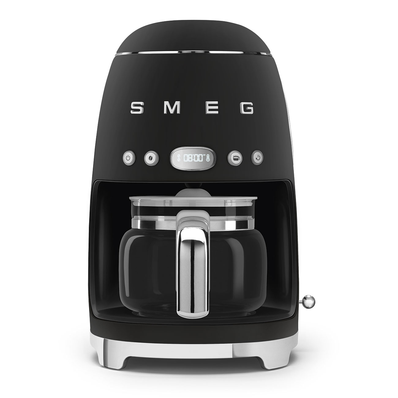 Smeg Překapávač na kávu 50´s Retro Style, matná černá DCF02BLMEU