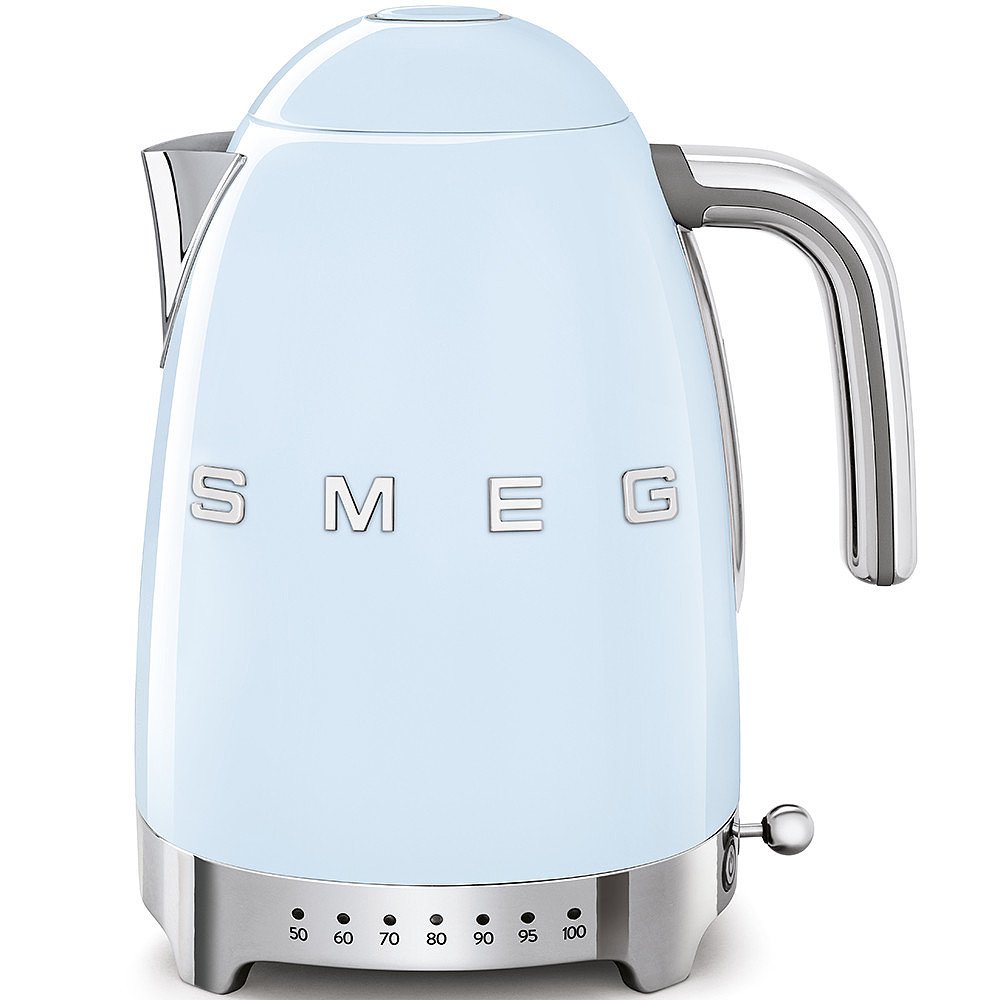 Smeg Rychlovarná konvice 50´s Retro Style, s regulací teploty, pastelově modrá KLF04PBEU