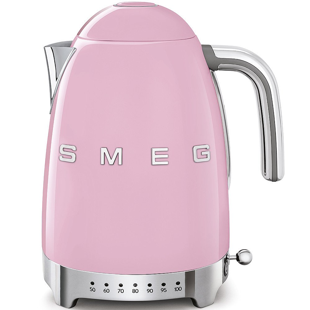 Smeg Rychlovarná konvice 50´s Retro Style, s regulací teploty, růžová KLF04PKEU