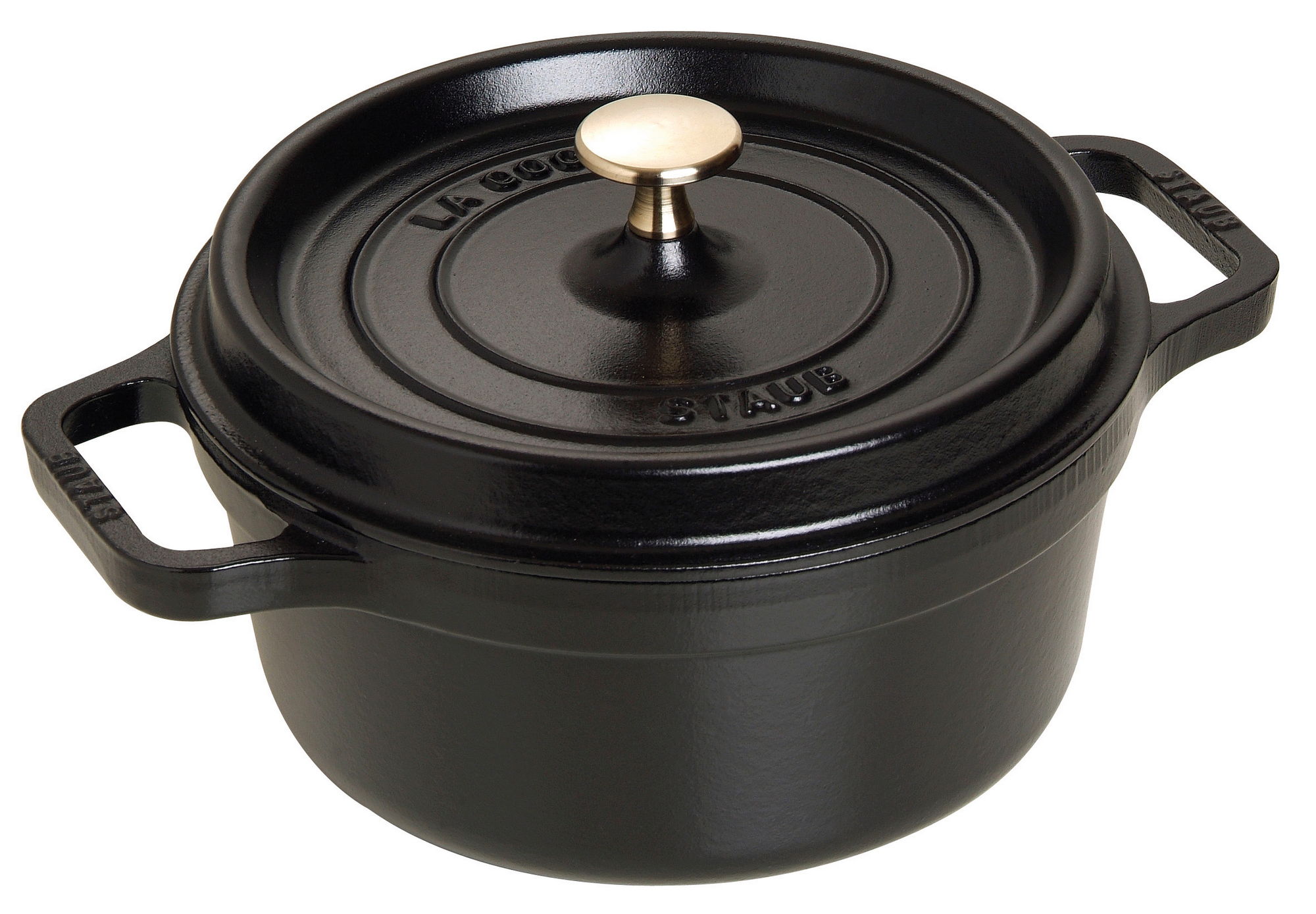 Staub Litinový hrnec s poklicí Cocotte, černá, 24 cm / 3,8 l 1102425