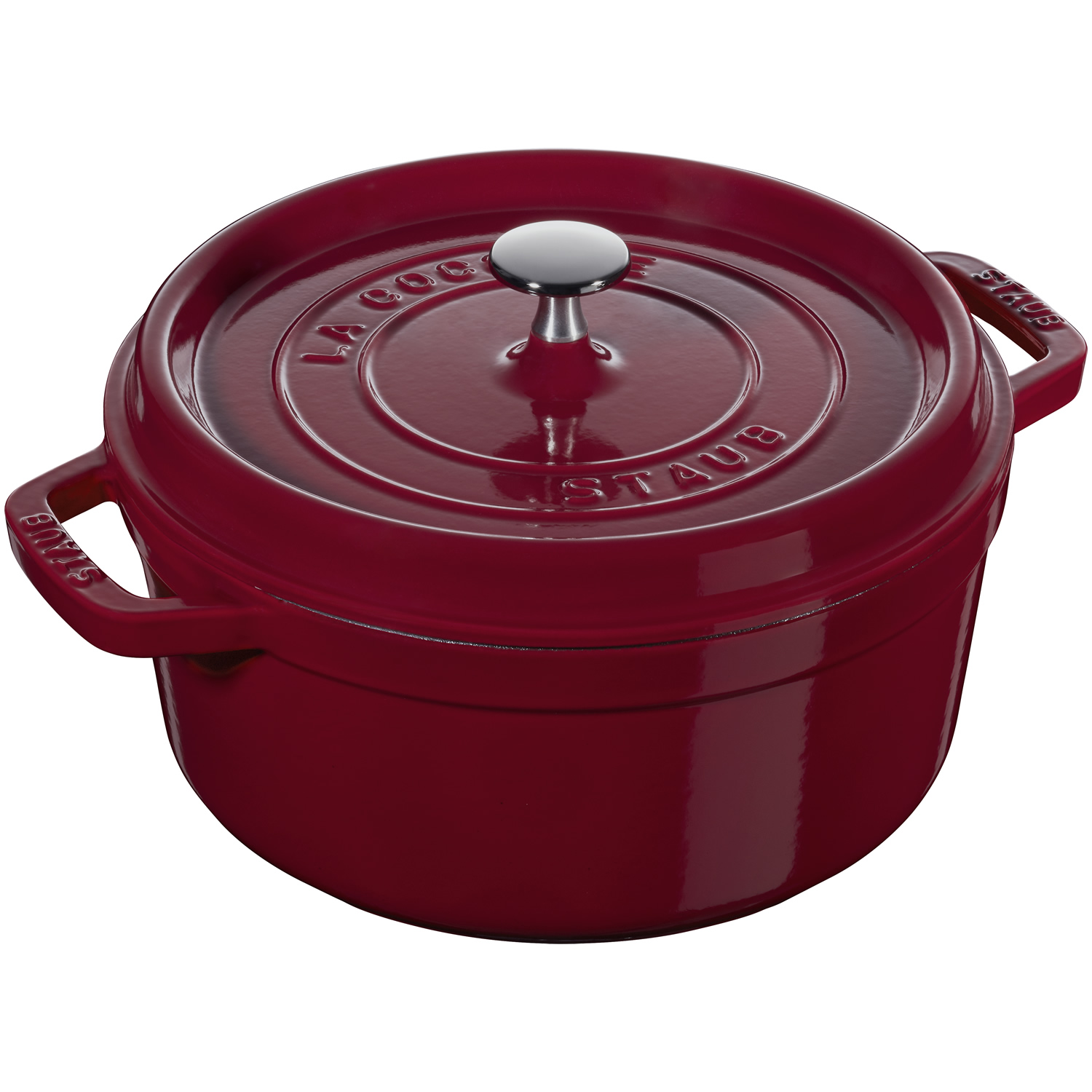 Staub STAUB Cocotte hrnec kulatý 24 cm/3,8l bordó 1003576