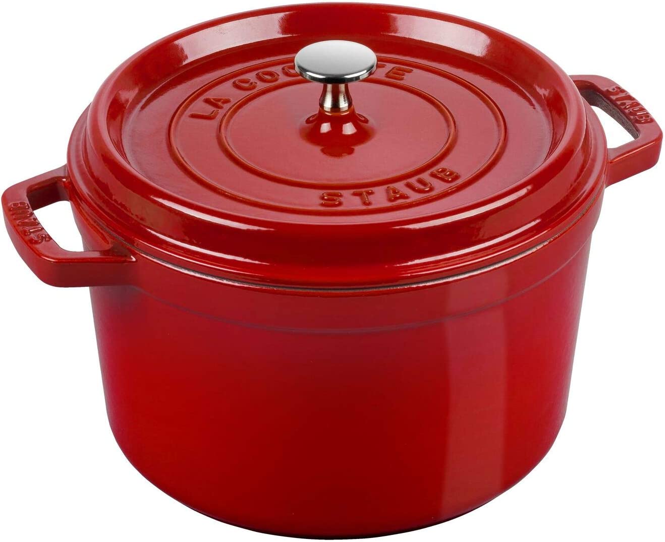 Staub STAUB Cocotte hrnec kulatý výsoký 24 cm/4,8l višňová 12502406