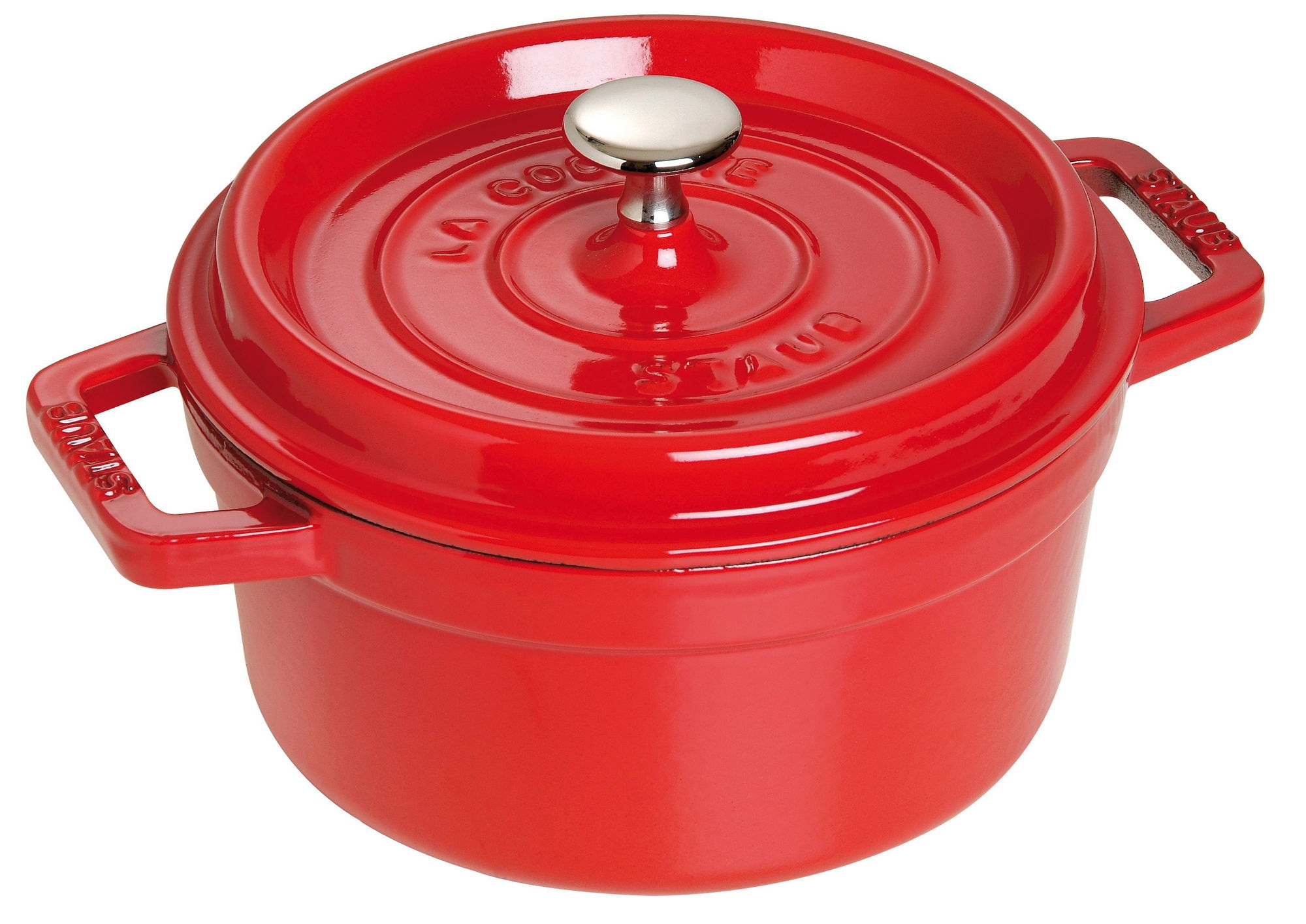 Staub Litinový hrnec s poklicí Cocotte, višňová, 26 cm / 5,2 l 1102606