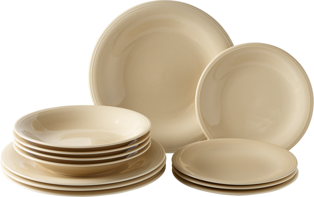 Villeroy & Boch Like Color Loop Sand porcelánová jídelní sada, 12 ks 19-5283-7271