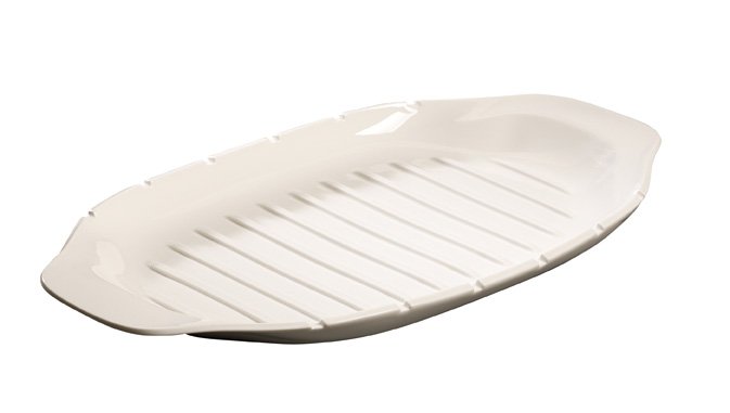 Villeroy & Boch BBQ Passion talíř na špízy L 10-4189-2916 bílá 42 cm