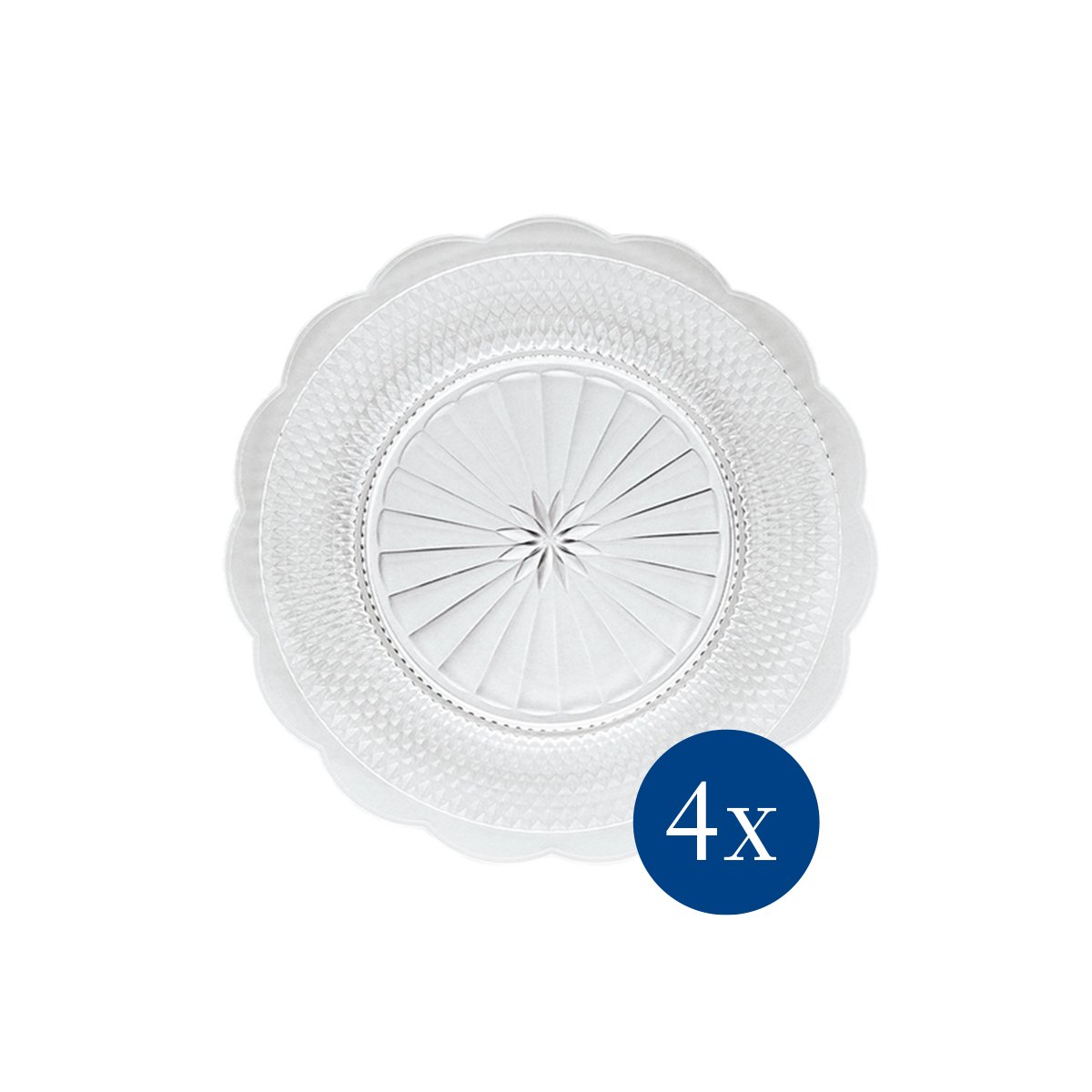 Villeroy & Boch Boston Flare sada dezertních talířů Ø 21 cm, 4 ks 11-7319-8630