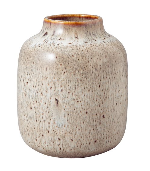 Levně Villeroy & Boch Lave Home beige kameninová váza Nek, 15,5 cm 10-4286-5081
