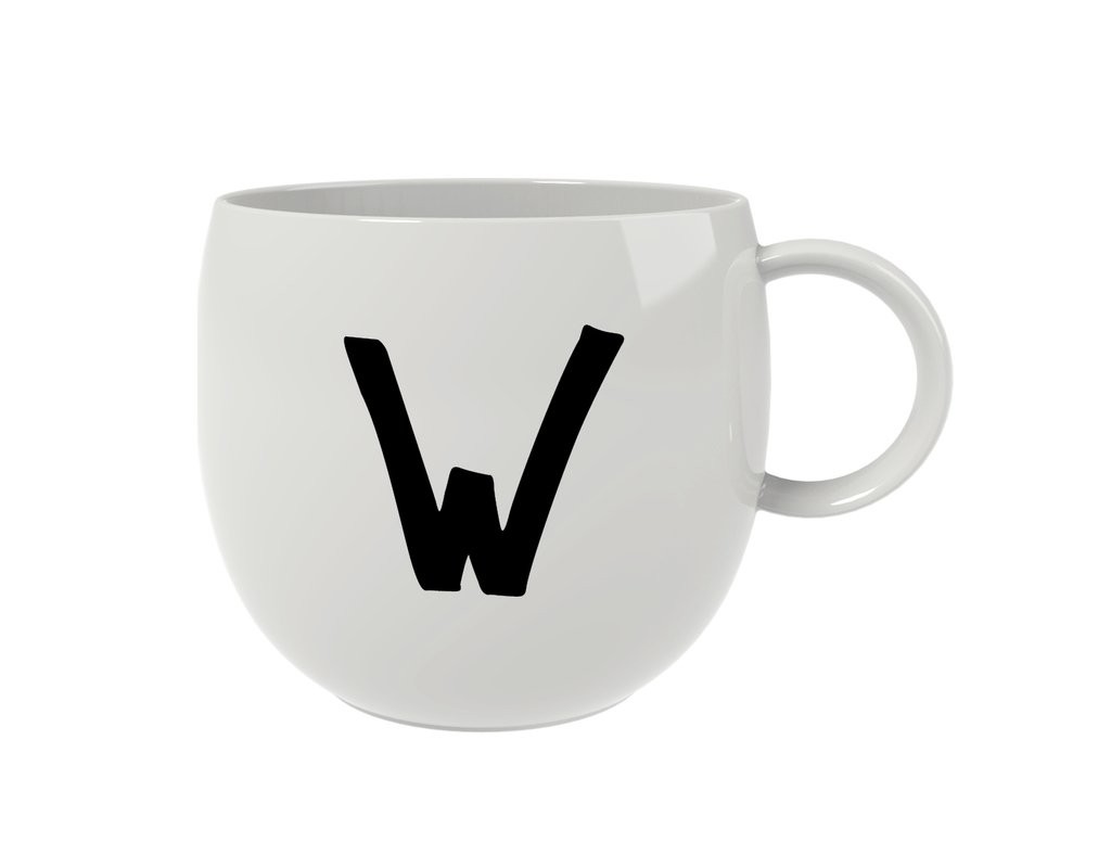 Villeroy & Boch Like hrnek Letters, písmeno W, 0,33 l 10-1620-6122