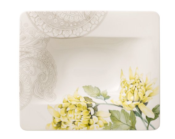 Villeroy & Boch Quinsai Garden hluboký talíř, 24 x 20 cm 10-4380-2700