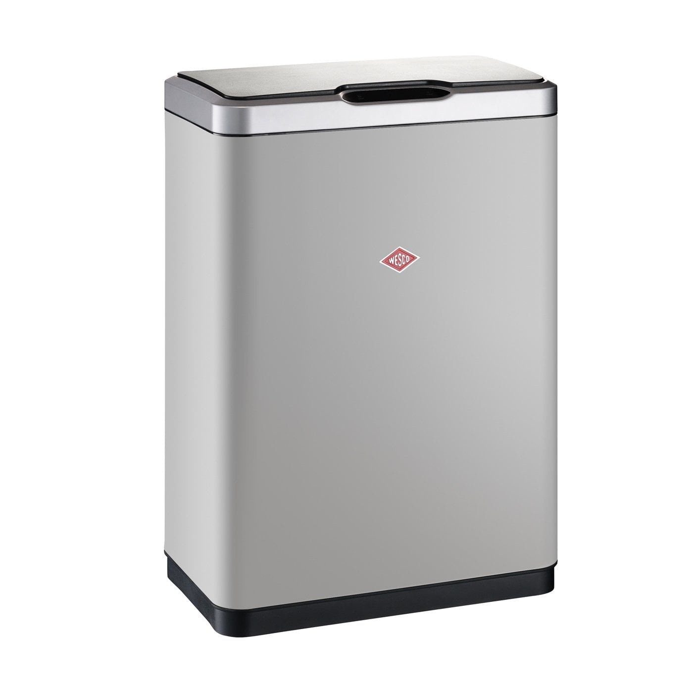 Wesco Bezdotykový koš na tříděný odpad i.Master Double, 2× 20 l, matný šedý 382411-79