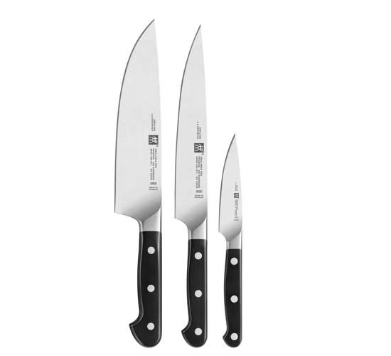 Zwilling Pro set nožů - 3 ks (kuchařský, plátkovací, špikovací) 1002870